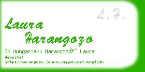 laura harangozo business card
