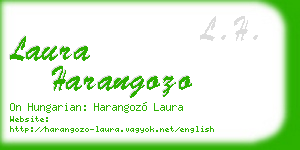 laura harangozo business card